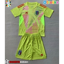 Otroške Nogometnih dresov Italija Vratar Domači EP 2024 Kratki rokavi (+ hlače)